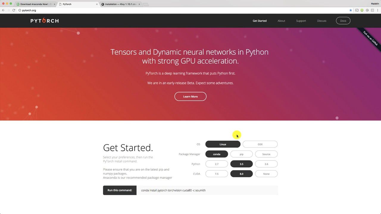 Install Pytorch For Mac